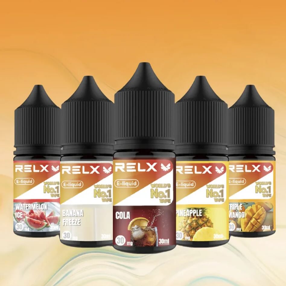 【柳橙汁】Relx煙油購買｜原裝菸油現貨｜水果口味・順喉不嗆